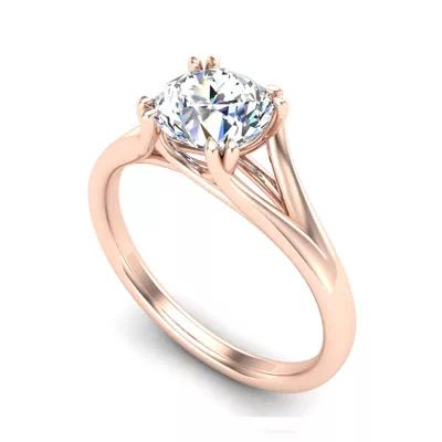 Iris Solitaire Engagement Ring
