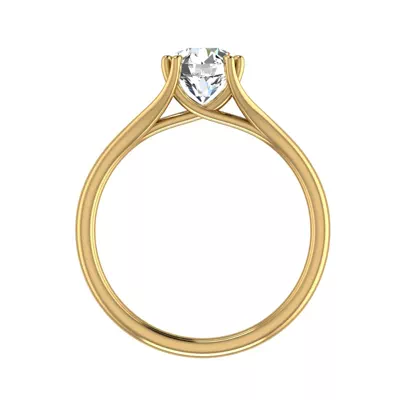 Iris Solitaire Engagement Ring