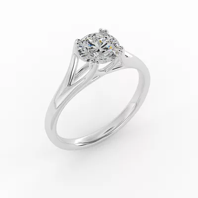 Iris Solitaire Engagement Ring