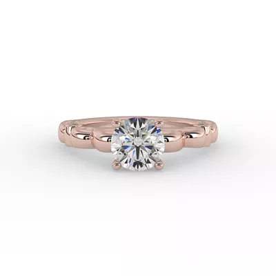 Ellieana Infinity Diamond Peekaboo Engagement Ring