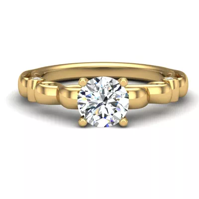 Ellieana Infinity Diamond Peekaboo Engagement Ring