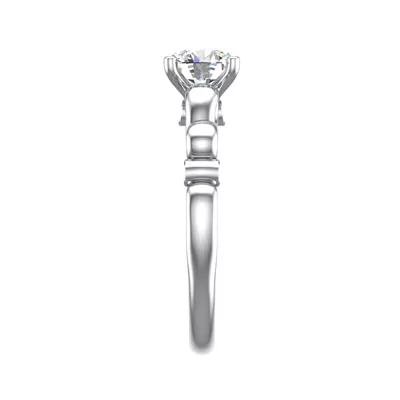 Ellieana Infinity Diamond Peekaboo Engagement Ring