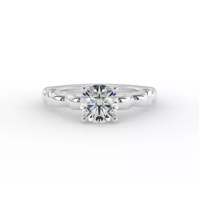 Ellieana Infinity Diamond Peekaboo Engagement Ring