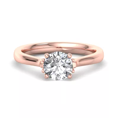 Daisy Solitaire Engagement Ring