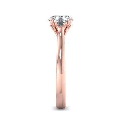 Daisy Solitaire Engagement Ring