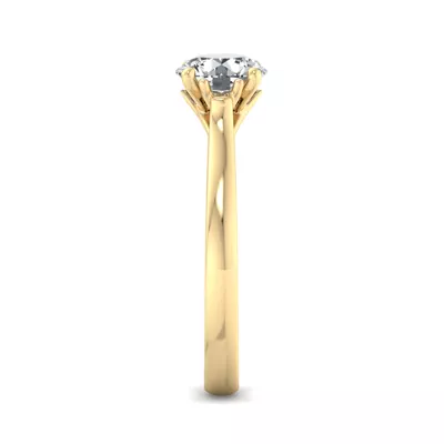 Daisy Solitaire Engagement Ring
