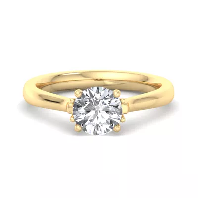 Daisy Solitaire Engagement Ring