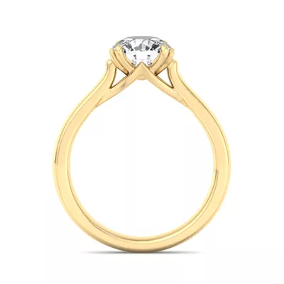 Daisy Solitaire Engagement Ring