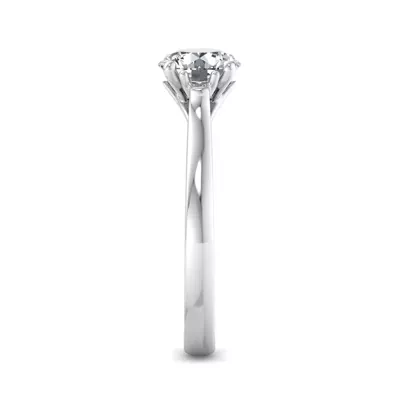 Daisy Solitaire Engagement Ring
