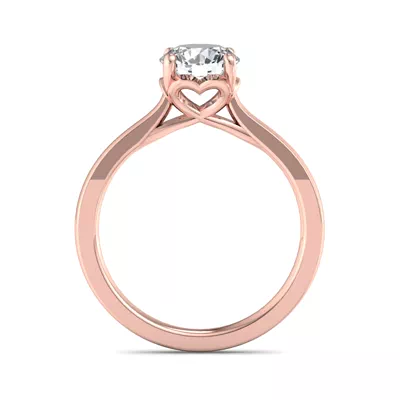 Valerie Heart Solitaire Engagement Ring
