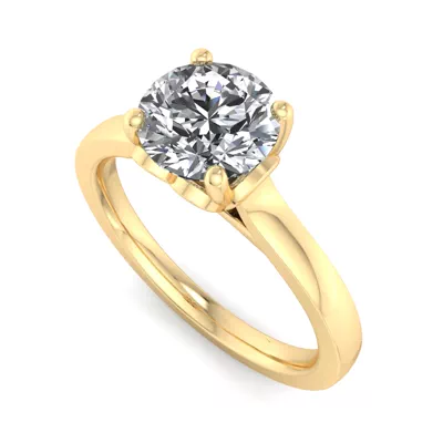 Valerie Heart Solitaire Engagement Ring