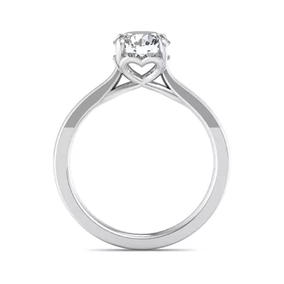 Valerie Heart Solitaire Engagement Ring