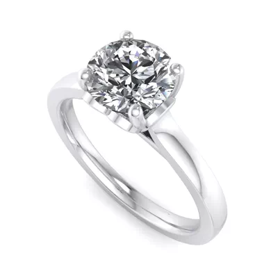 Valerie Heart Solitaire Engagement Ring