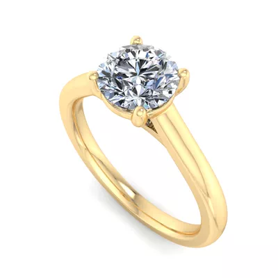 Summer Solitaire Engagement Ring