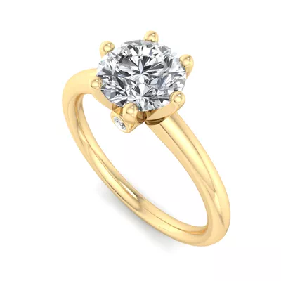 Ariella 6-Prong Solitaire Engagement Ring