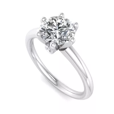 Ariella 6-Prong Solitaire Engagement Ring