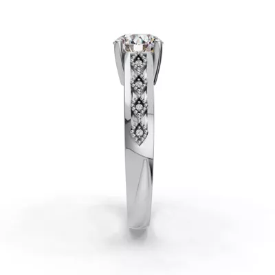 Meadow Solitaire Engagement Ring
