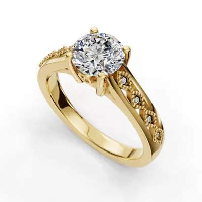 Meadow Solitaire Engagement Ring