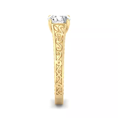 Emma 4 Prong Solitaire Engagement Ring