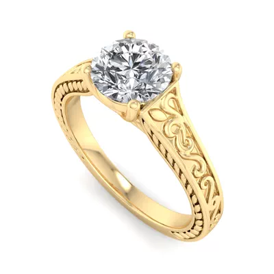 Emma 4 Prong Solitaire Engagement Ring