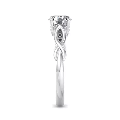 Mia Twisted Solitaire Engagement Ring