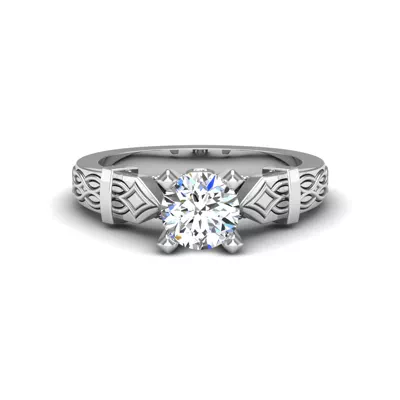 Anastasia Art Deco Solitaire Engagement Ring