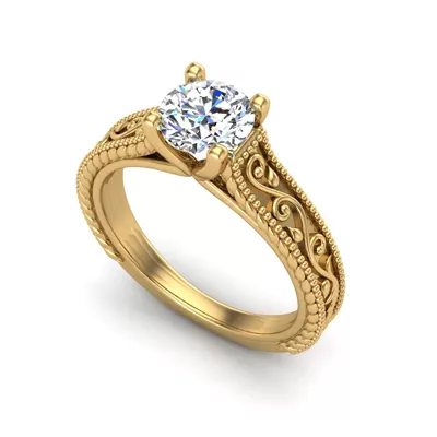 Ryleigh Solitaire Engagement Ring
