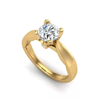 Khloe Solitaire Engagement Ring