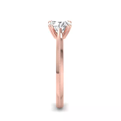 Ava 4 Prong Knife Edge Engagement Ring