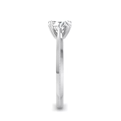 Ava 4 Prong Knife Edge Engagement Ring