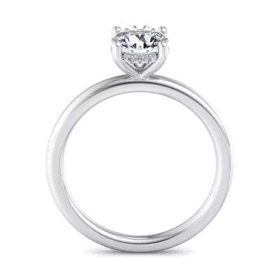 Lucia Hidden Halo Engagement Ring