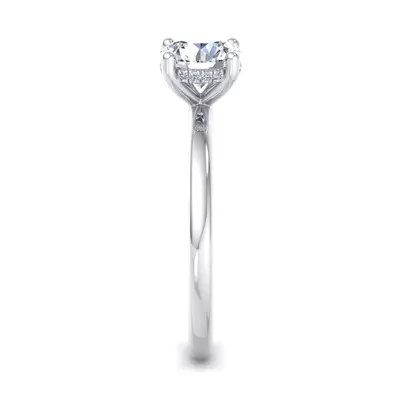 Lucia Hidden Halo Engagement Ring