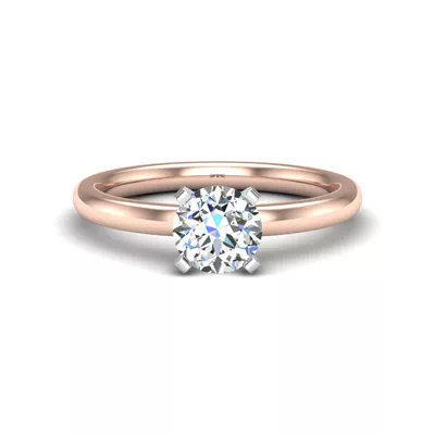 Lillian 4 Prong Solitaire Engagement Ring