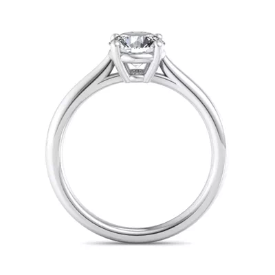 Lucy 4 Prong Pinched Shank Engagement Ring
