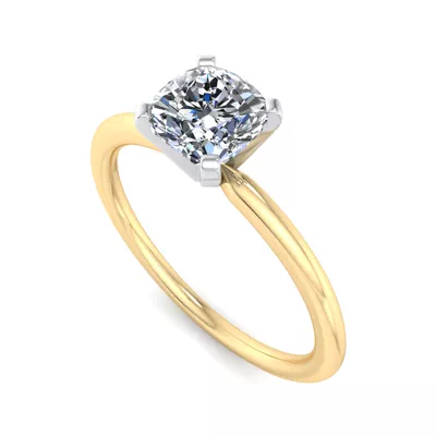 Presentation 4 Prong Solitaire Engagement Ring