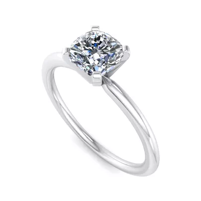 Presentation 4 Prong Solitaire Engagement Ring