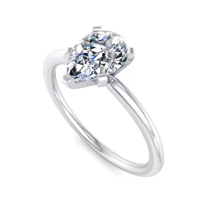 Presentation 4 Prong Solitaire Engagement Ring