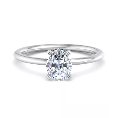 Presentation 4 Prong Solitaire Engagement Ring