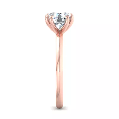 Lorelei Double Prong Solitaire Engagement Ring