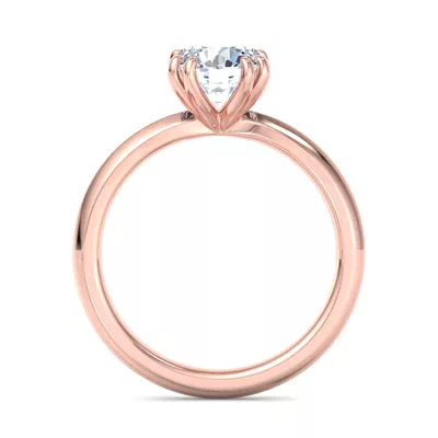 Lorelei Double Prong Solitaire Engagement Ring