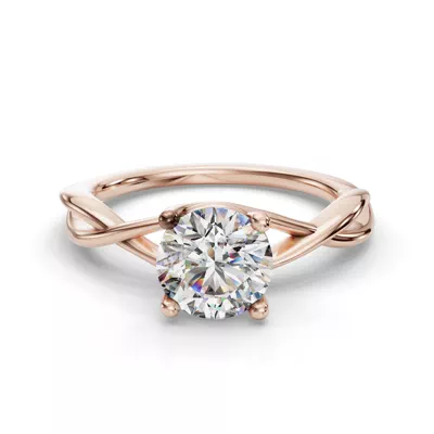 Bianca Twist Engagement Ring