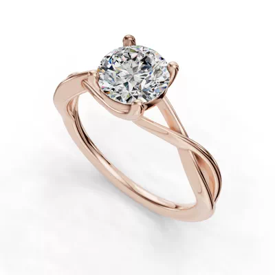 Bianca Twist Engagement Ring