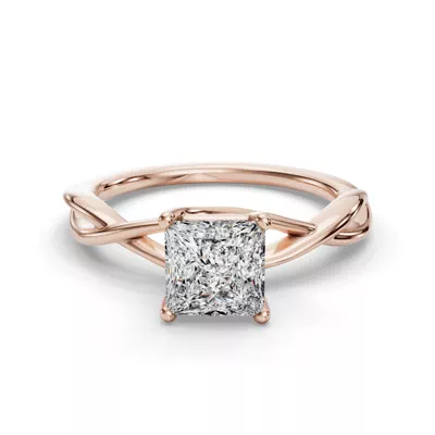 Bianca Twist Engagement Ring