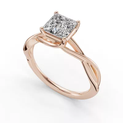 Bianca Twist Engagement Ring
