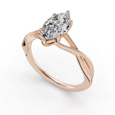 Bianca Twist Engagement Ring