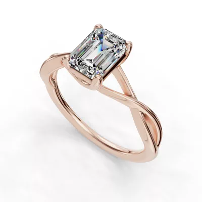 Bianca Twist Engagement Ring