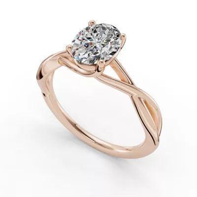Bianca Twist Engagement Ring