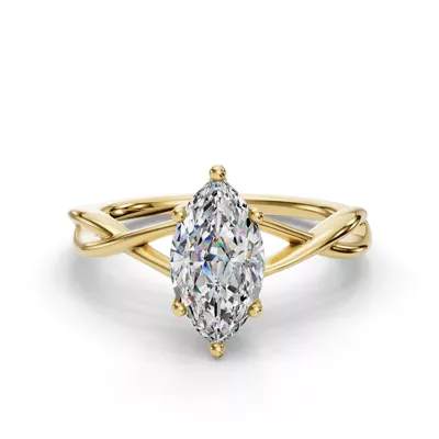 Bianca Twist Engagement Ring