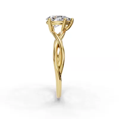 Bianca Twist Engagement Ring