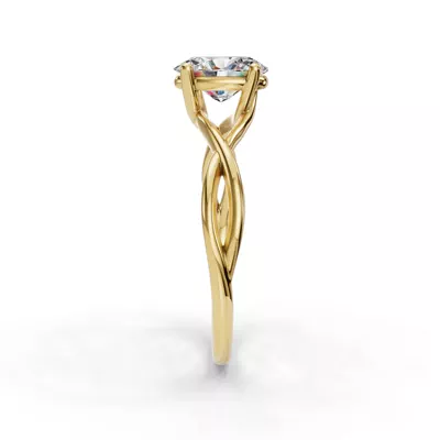 Bianca Twist Engagement Ring